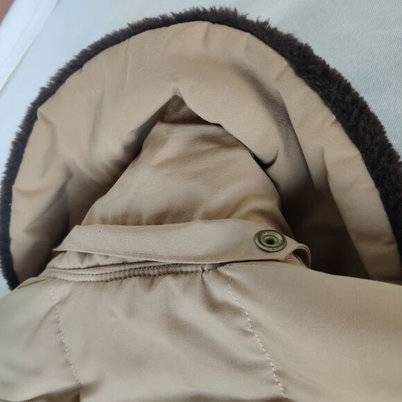 Vintage RefrigiWear 612 Freezer Coat Tan Fur Collar 3XL–4XL 60" Chest USA 70s/80 - Picture 14 of 15